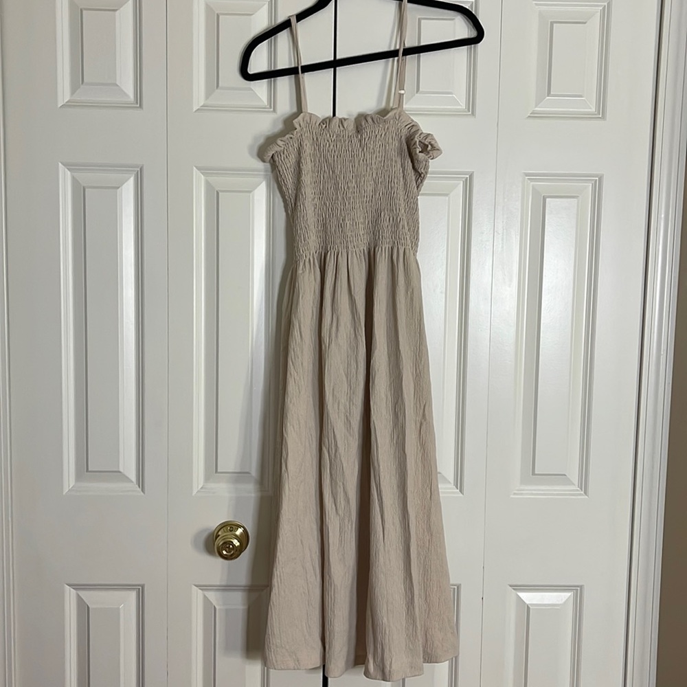 H&M cream sun dress